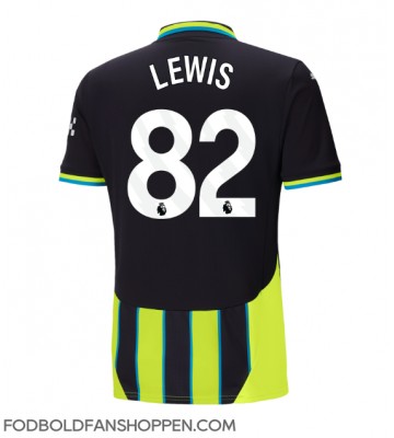 Manchester City Rico Lewis #82 Udebanetrøje 2024-25 Kortærmet